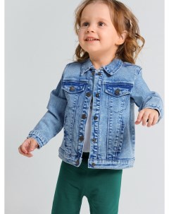 Куртка детская текстильная джинсовая для девочек Playtoday newborn-baby