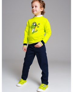 Комплект для мальчиков брюки текстильные джемпер трикотажный сорочка текстильная Playtoday kids
