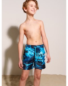 Шорты текстильные плавательные для мальчиков средней длины Playtoday tween