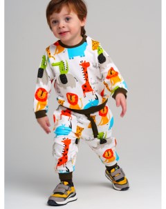 Комплект детский трикотажный для мальчиков толстовка брюки Playtoday newborn-baby