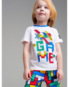 Фуфайка трикотажная для мальчиков футболка Playtoday kids