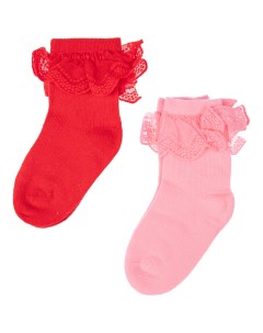 Носки трикотажные для девочек 2 пары в комплекте Playtoday newborn-baby
