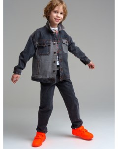 Куртка текстильная джинсовая для мальчиков Playtoday tween