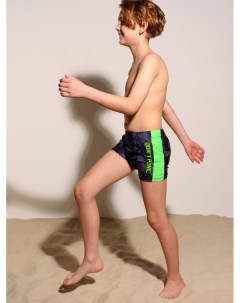 Плавки шорты трикотажные для мальчиков средней длины Playtoday tween