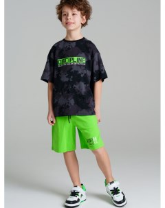 Комплект трикотажный для мальчиков фуфайка футболка шорты Playtoday tween