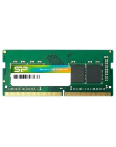Модуль памяти SODIMM DDR4 4GB SP004GBSFU266N02 PC4 21300 2666MHz CL19 512Mx16 SR 1 2V Silicon power