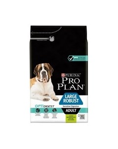 Сухой корм ПРО ПЛАН для взрослых собак крупных пород с мощным телосложением при чувствительном пищев Pro plan