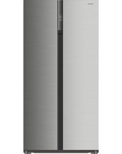 Холодильник Side by Side WSBS 600 NoFrost Inverter Inox Glass Weissgauff