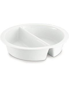 Чаша для чефингиша 70021100 фарфор 390х390х65мм, 2 отделения Kapp