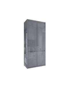 Распашной шкаф Норд 202 50 см Прямые Серый 90 см Первый мебельный