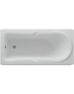 Акриловая ванна Леда 170x80 LED170 0000047 без гидромассажа белая Акватек