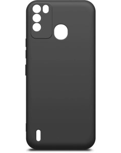 Чехол накладка для смартфона Itel Vision 1 Pro силикон черный 40849 Borasco
