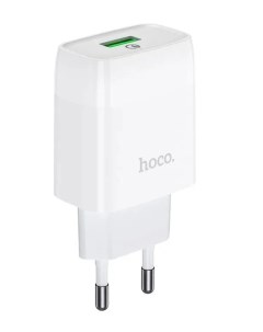 Сетевое зарядное устройство HOCO C72Q Glorious QC3 0 USB белый Оем