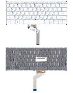 Клавиатура для ноутбука Acer Swift 7 SF714 52T белая Nobrand
