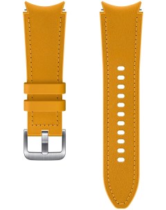 Ремешок Hybrid Leather для Galaxy Watch 4 4 Classic горчичный Samsung