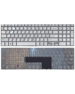 Клавиатура для ноутбука Sony Vaio Fit SVF1521 серии серебристая Nobrand