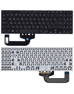 Клавиатура для ноутбука Asus X507 черная Nobrand