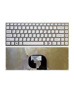 Клавиатура для ноутбука Sony 9J N0U82 K0L белая Nobrand