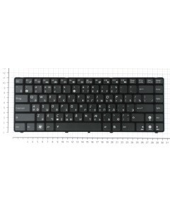 Клавиатура для ноутбука Asus K42J с подсветкой Nobrand