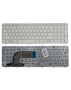 Клавиатура для ноутбука HP 15z e белая Nobrand