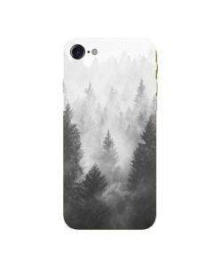 Чехол силиконовый для iPhone 6 Plus 6S Plus с дизайном темный лес Hoco