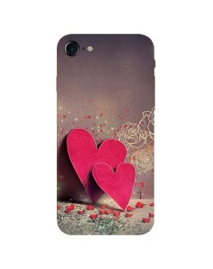 Чехол силиконовый для iPhone 6 6S с дизайном сердечки Hoco