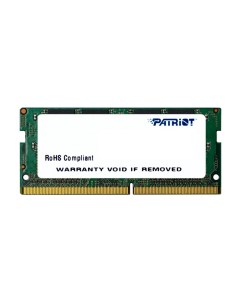 Оперативная память Patriot 16Gb DDR4 2133MHz SO DIMM PSD416G21332S Patriot memory