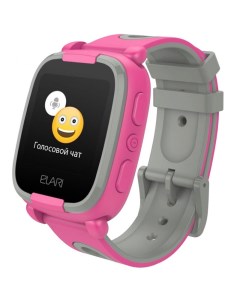 Детские смарт часы KidPhone 2 розовый серый Elari
