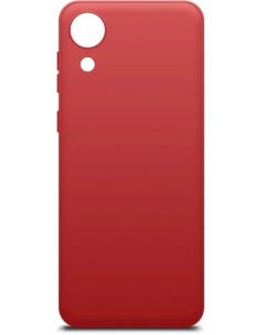 Чехол Microfiber Case для Samsung Galaxy A03 Core красный 40945 Borasco
