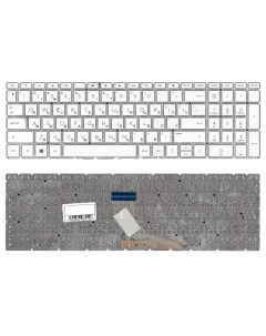 Клавиатура для ноутбука HP 15 db000 белая Nobrand