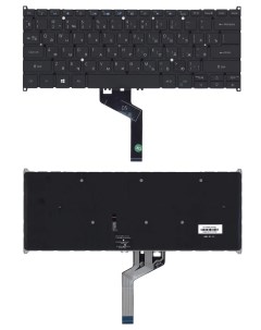 Клавиатура для ноутбука Acer TravelMate P4 P414 51 черная Nobrand