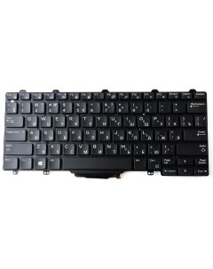 Клавиатура для ноутбука Dell Latitude 12 7275 с подцветкой Nobrand