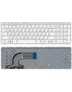 Клавиатура для ноутбука HP 15 s000 белая Nobrand