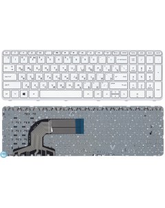 Клавиатура для ноутбука HP 708168 251 белая Nobrand