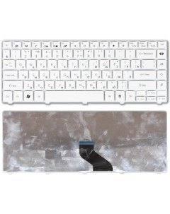 Клавиатура для ноутбука Parkard Bell EasyNote NM85 NM87 белая Nobrand