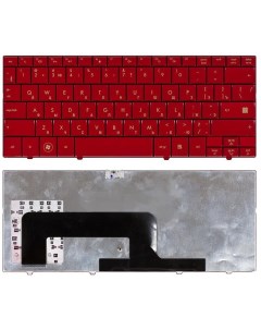Клавиатура для ноутбука HP mini 700 1000 1100 красная Nobrand