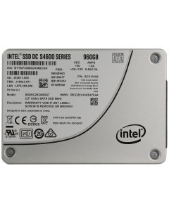 SSD накопитель DC S4600 2 5 960 ГБ SSDSC2KG960G701 Intel