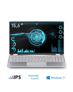 Ноутбук AZ 1527 15 6 IPS 1920x1080 Intel N95 4x1 7Ghz 16Gb DDR4 256Gb SSD Azerty