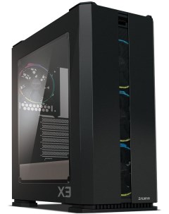 Корпус компьютерный X3 BLACK черный Zalman