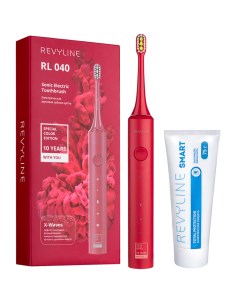 Электрическая зубная щетка RL 040 зубная паста красный Revyline