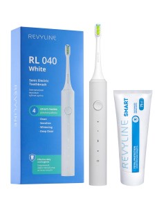 Электрическая зубная щетка RL 040 зубная паста белый Revyline