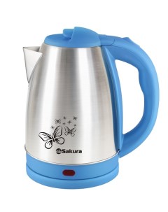 Чайник электрический SA 2135BLS 1 8 л голубой Sakura