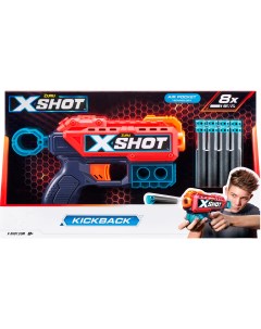 Бластер игрушечный с мягкими пулями 8 шт X-shot