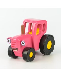 Машинка Мила игрушка деревянная Синий трактор