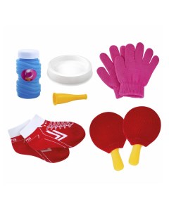 Футбол мыльными пузырями ракетки перчатки носки трубочка тарелка мыльный раствор Sport&fun