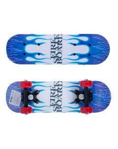 Скейтборд деревянный 1705 голубой Tongde