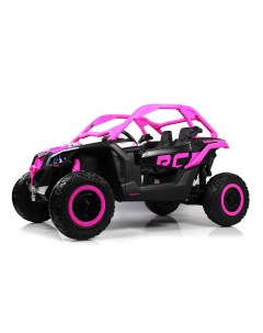 Детский электромобиль BRP Can Am Maverick Y111YY темно розовый Rivertoys