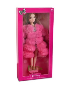 Модельная кукла 30см в роз шубе GG8057 Kari kids