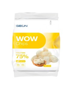 Чипсы протеиновые для коррекции веса Wow Chips Сливочный сыр 1 порция 30 г Geon