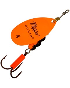 Блесна для рыбалки вращающаяся AGLIA FLUO 9 Orange 5 оранжевый 5 5 Mepps